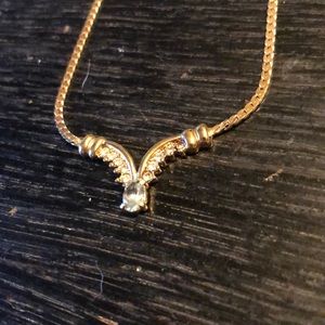 Gold plates necklace